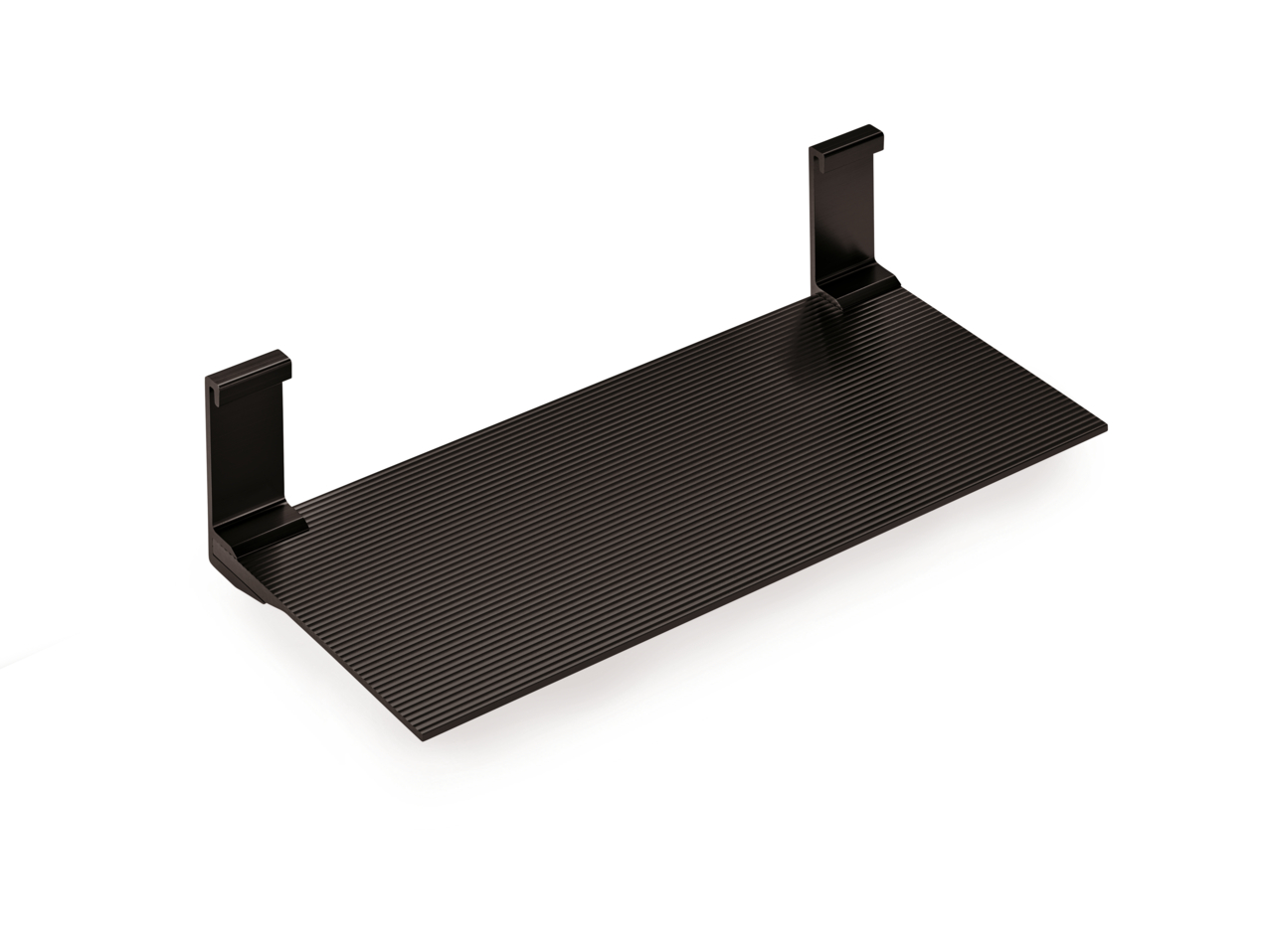 Alto tray narrow, black matt