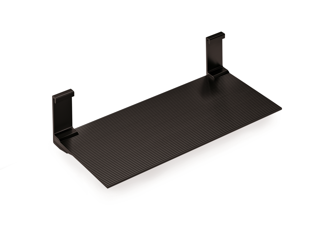 Alto Ablage schmal, schwarz matt Alto Ablage schmal, schwarz matt