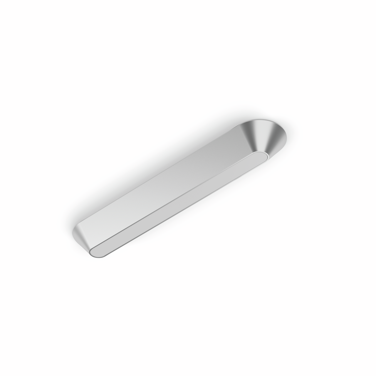 Varco 1 LED couleur acier inox, luminaire individuel sans interrupteur, 3000 K blanc chaud