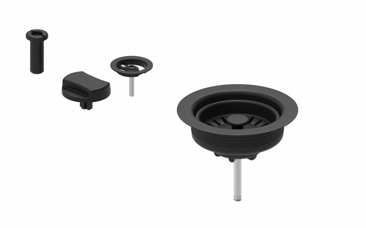 Kit de remplacement pour garniture rotative à excentrique, noir