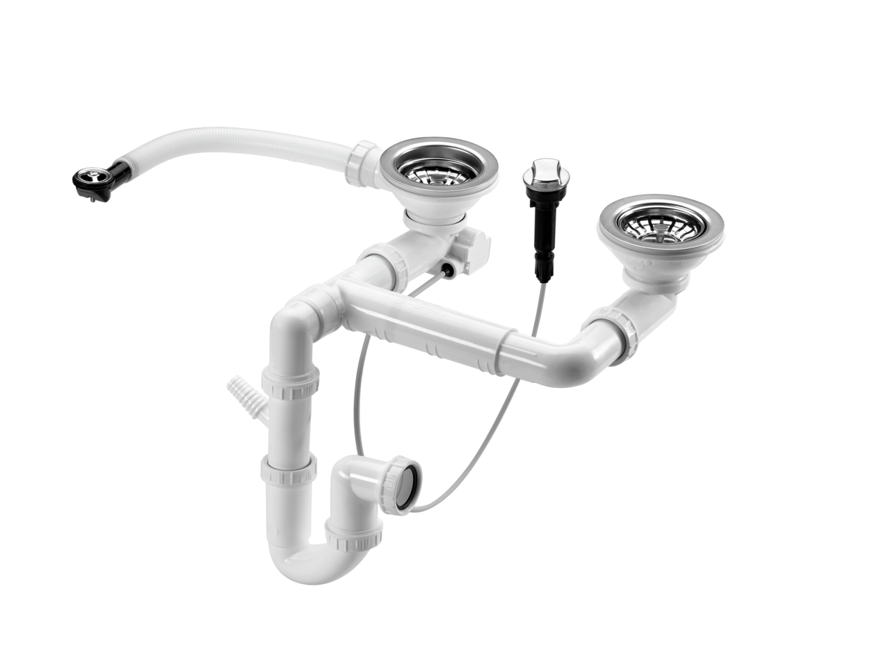 Rotational excenter fitting, 3½" basket strainer valve flush, for Angola 150