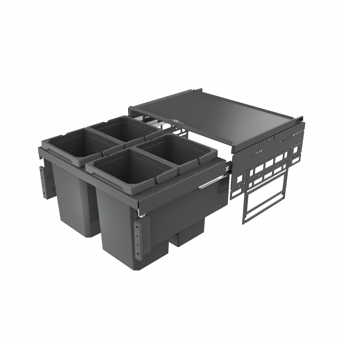 Cox® Base 360 S/600-4, sans couvercle bio, anthracite, H 360 mm