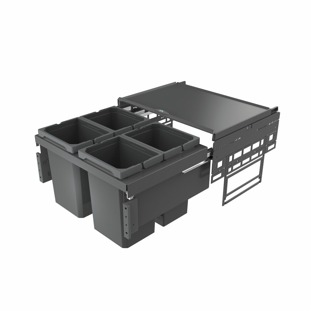 Cox® Base 360 S/600-4, sans couvercle bio, anthracite, H 360 mm