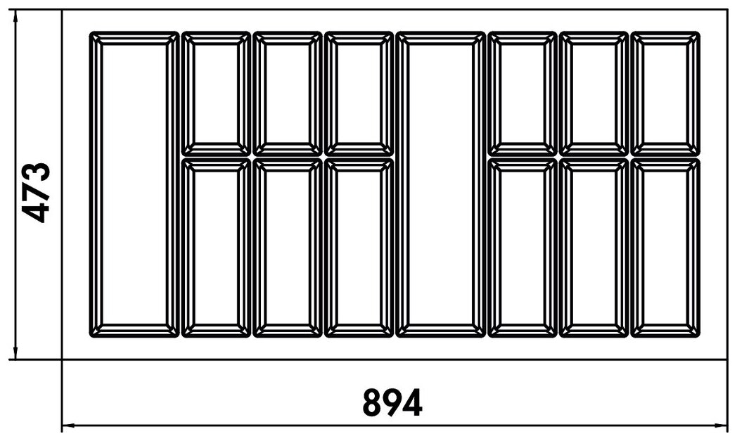 Adesso 1, für 1000er Schrank