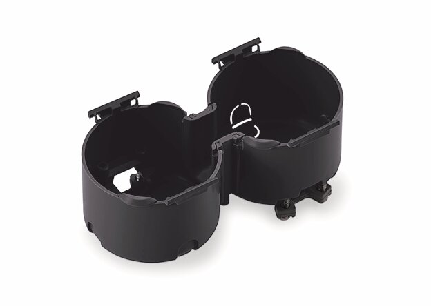  Einbaudose 2, schwarz