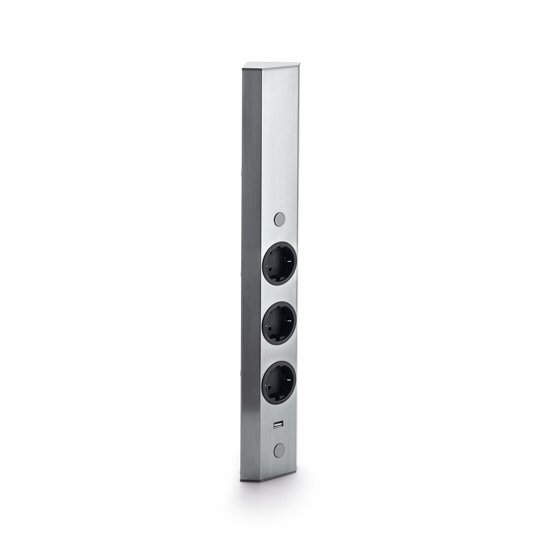  Mira Eck small USB A, Edelstahl