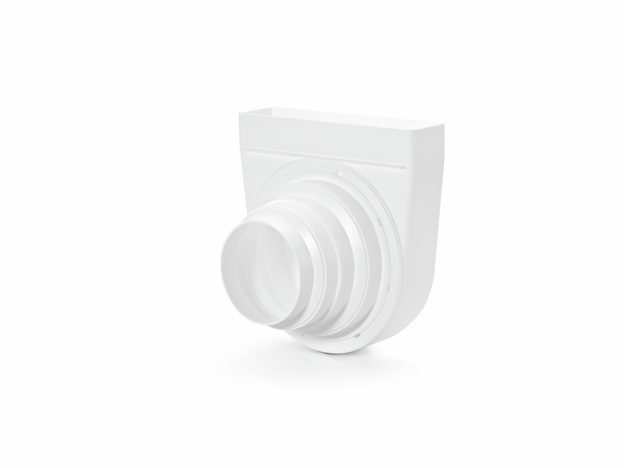 T-UR-ST 125 omkeerstuk 90°, wit