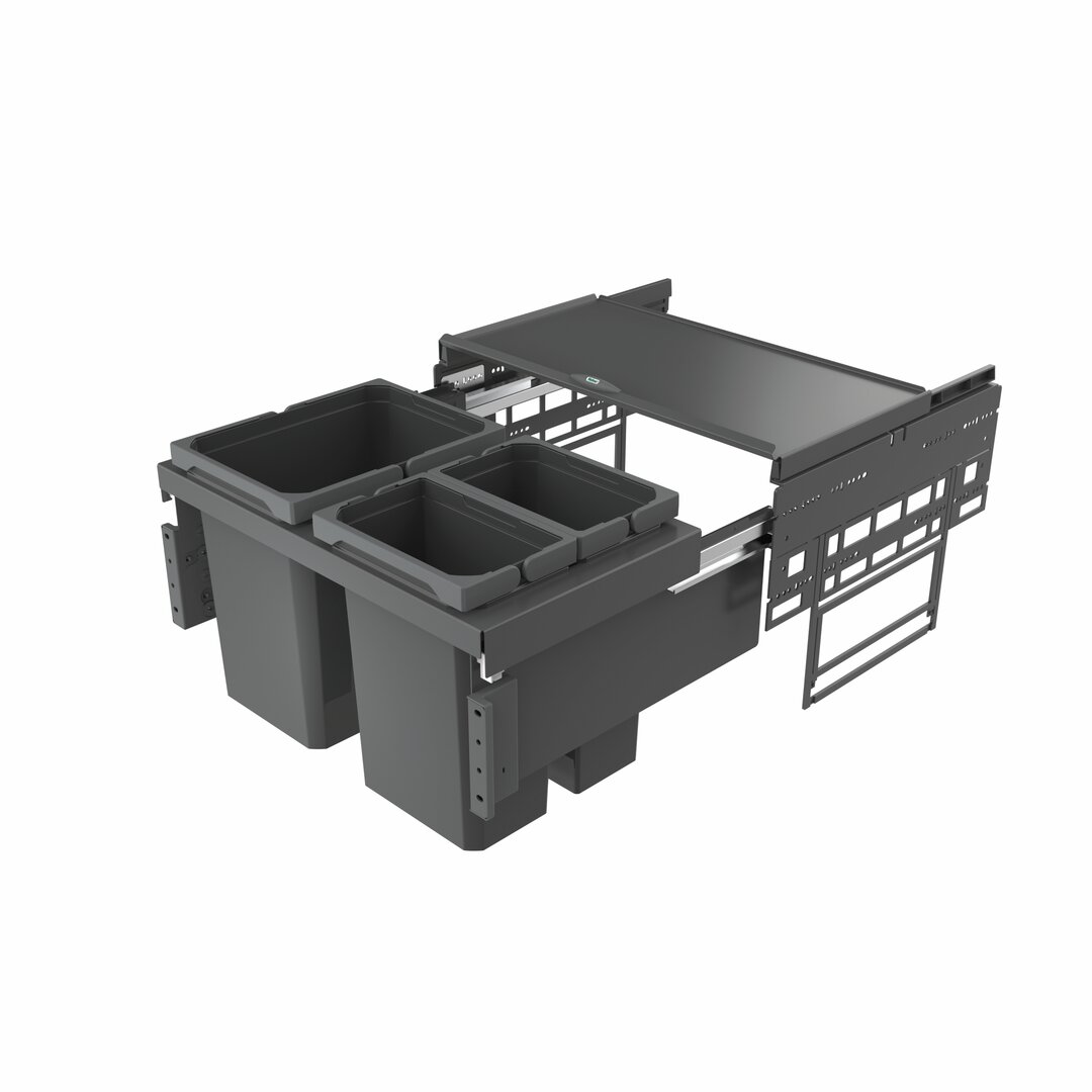 Cox® Base 360 K/600-3, ohne Biodeckel, anthrazit, H 360 mm