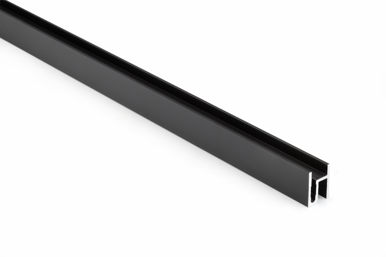 Andy aluminium profiel, L 2600 mm, zwart