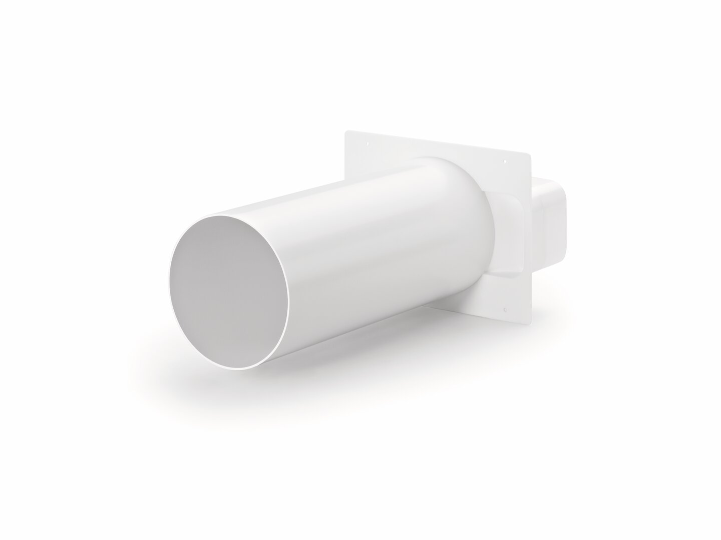  150 tubulure de raccordement au mur 2, blanc