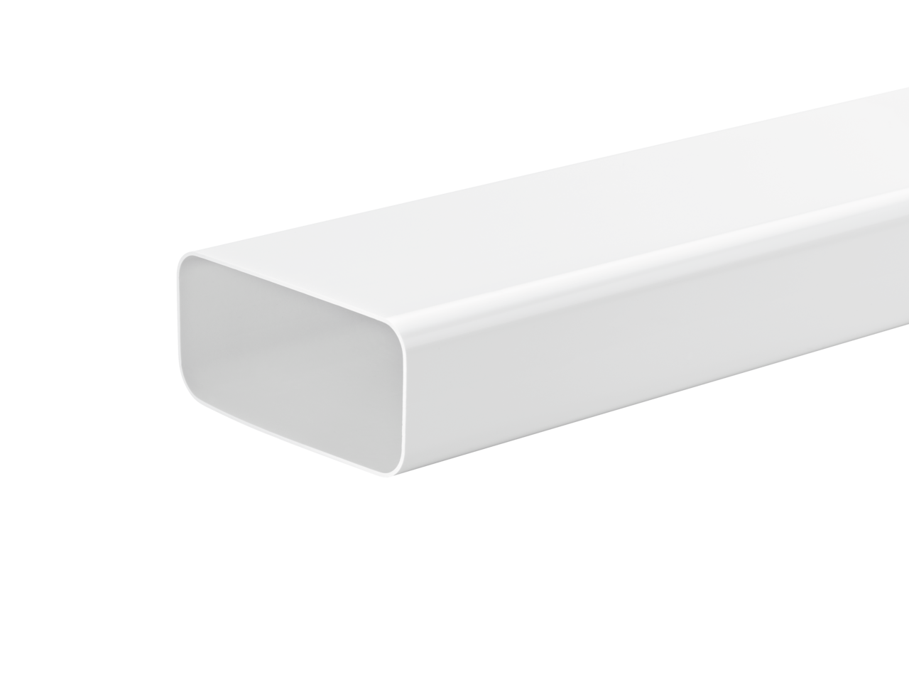 MF-VRO 125 vlakke buis, wit  MF-VRO 125 vlakke buis, wit