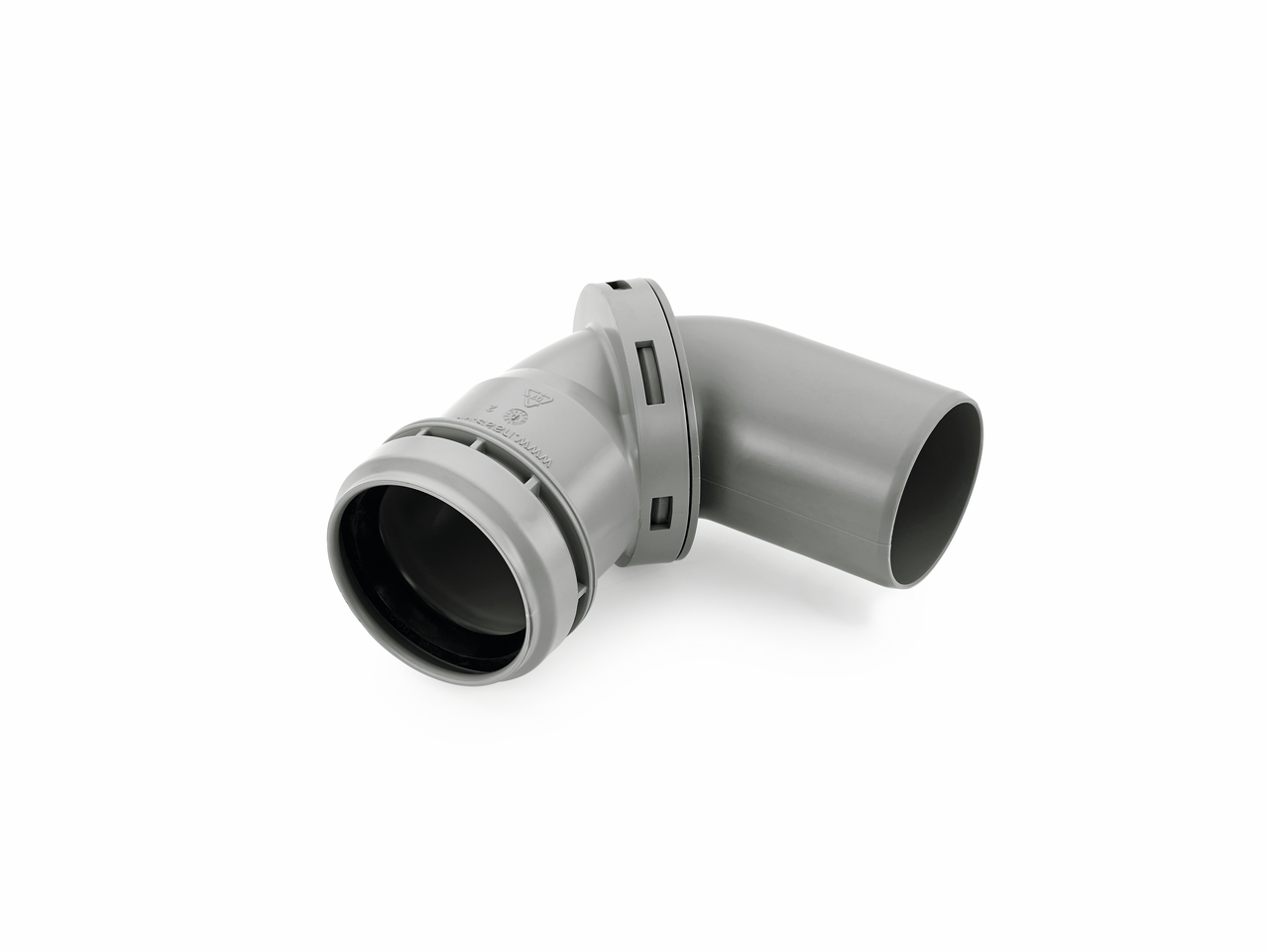 HTB-S Bocht traploos, hoek 0–87°, Ø 50 mm  HTB-S Bocht traploos, hoek 0–87°, Ø 50 mm