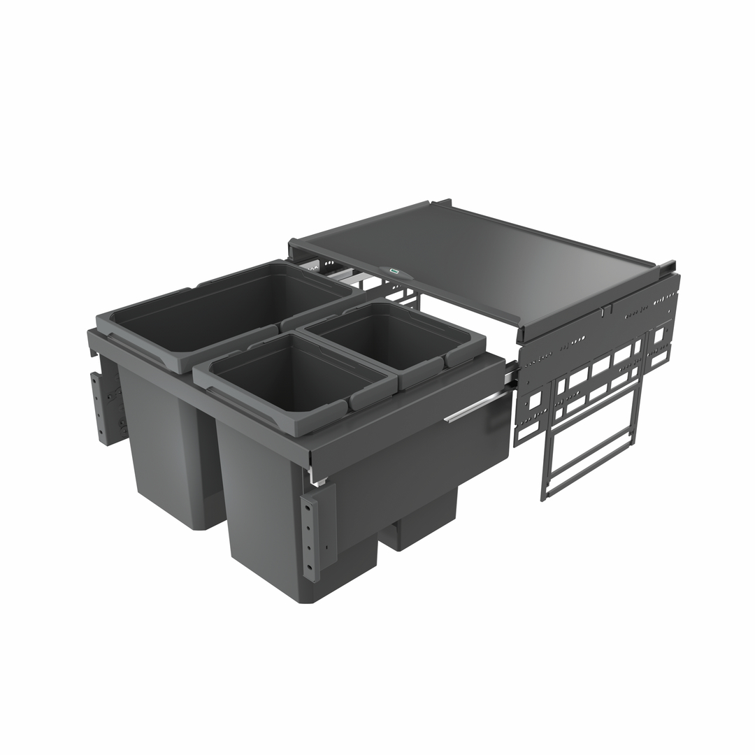 Cox® Base 360 S/600-3, sans couvercle bio, anthracite, H 360 mm