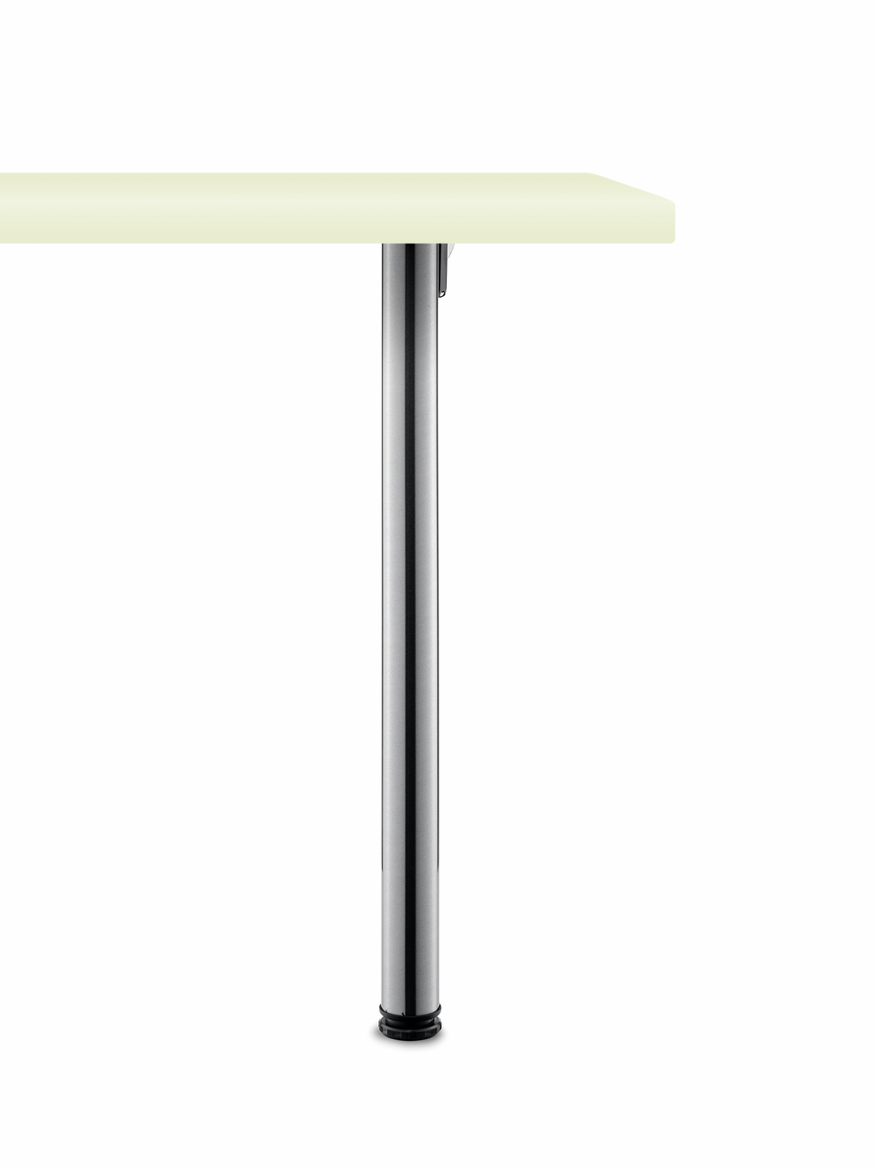 Click rond, couleur acier inox