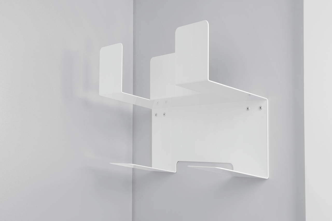  Tidy Besen-/Wischerhalter, weiß