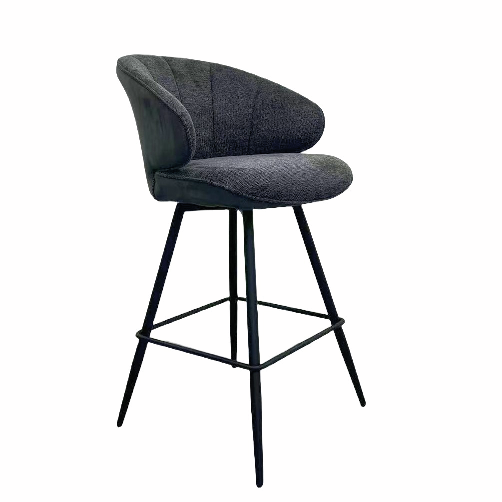 Brezo 2AS, châssis noir mat, rotarif, housse gris foncé