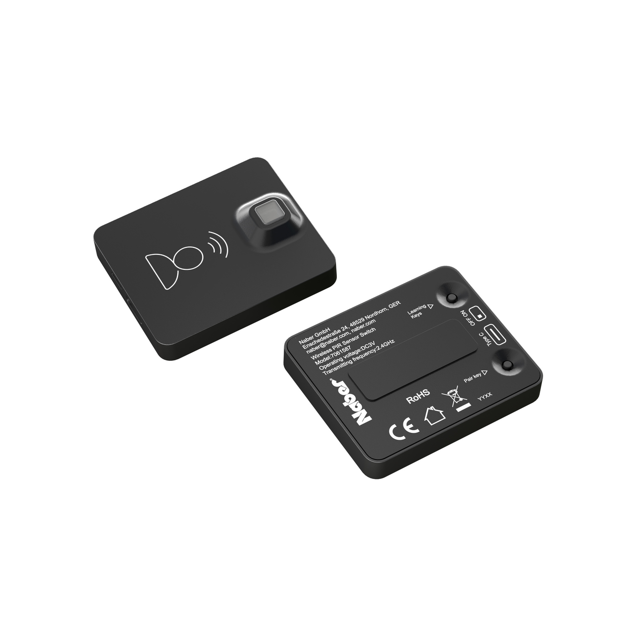 LIC 2.0 Pilote LED Capteur de mouvement sans fil, noir