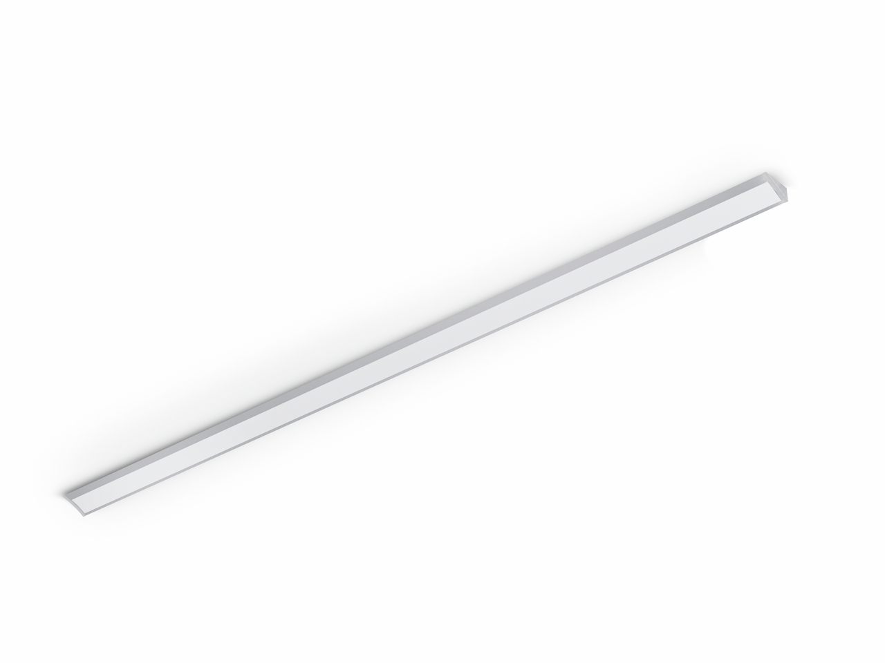  Effekt profile LED, individual lamp, L 2600 mm, stainless steel coloured